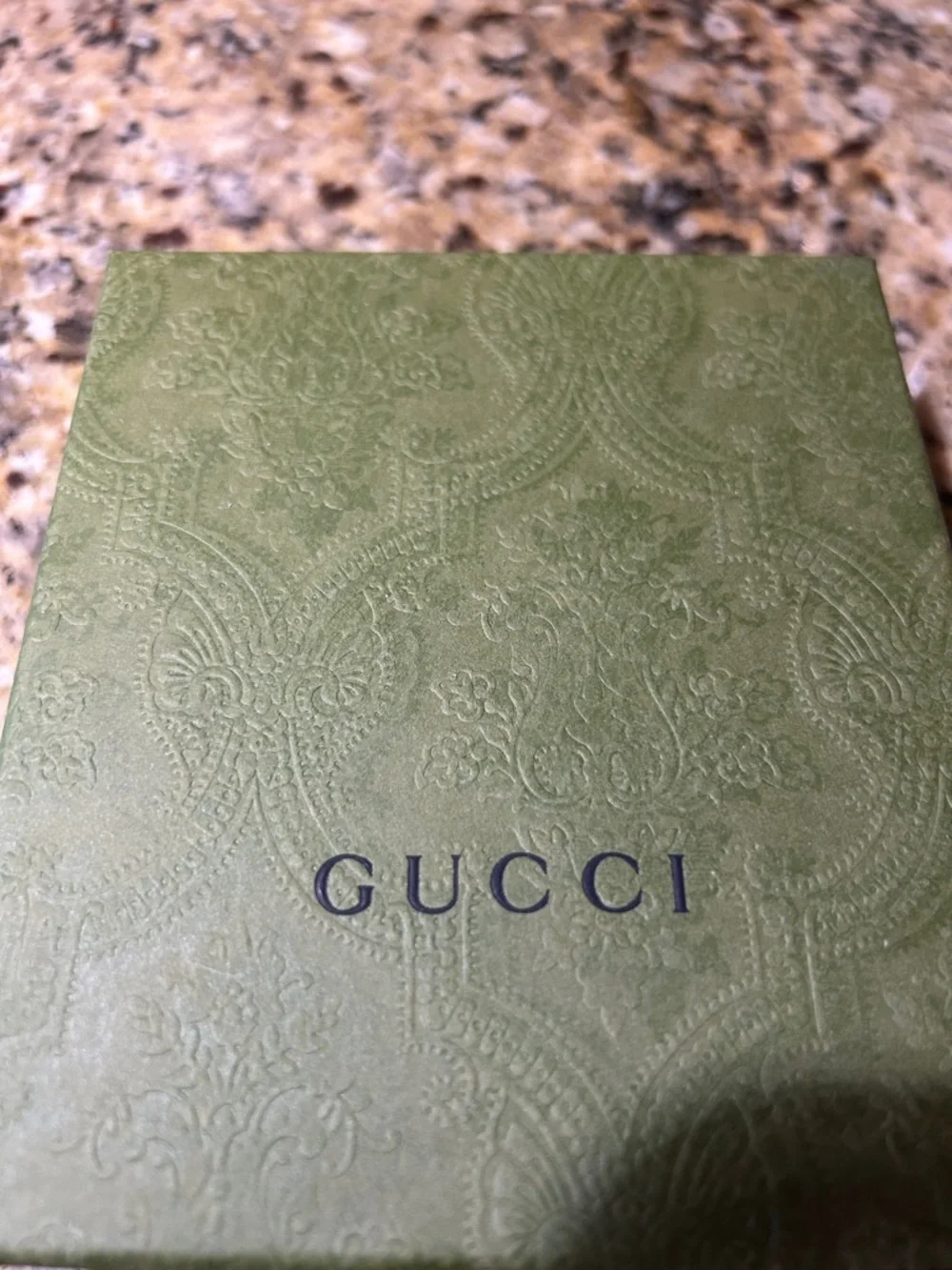 Gucci Black Leather Money Clip with Subtle GG Monogram